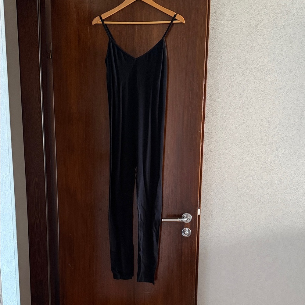 Hatch Maternity Body Rib Black Jumpsuit